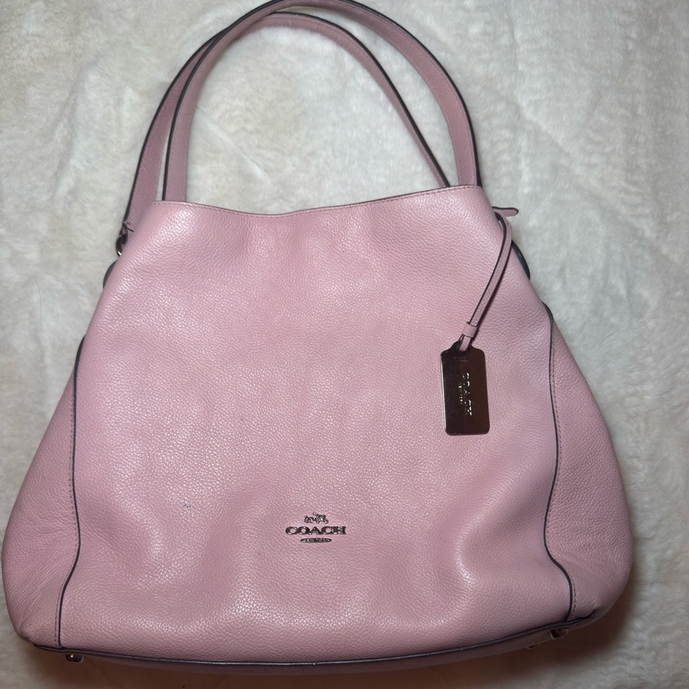 Coach Light Pink Leather Vintage Bag